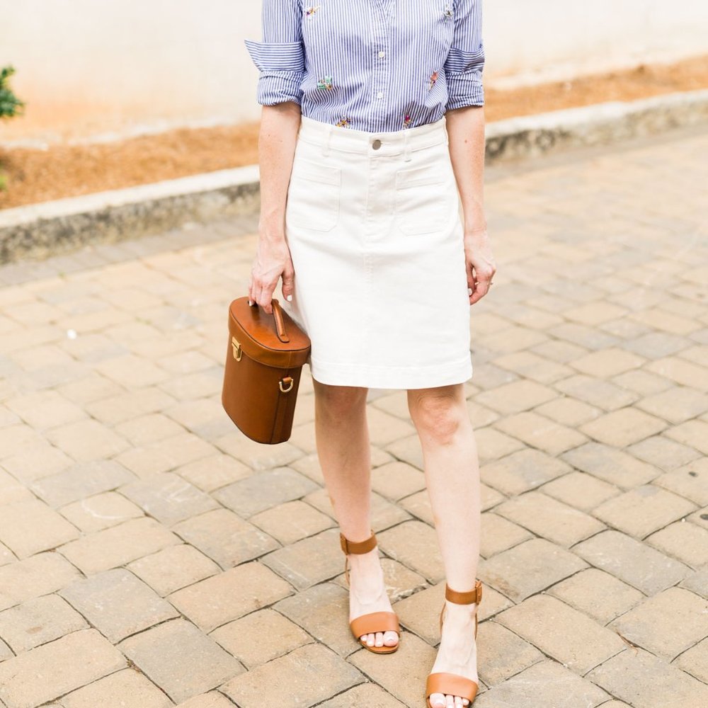 Everlane Patch Pocket Skirt